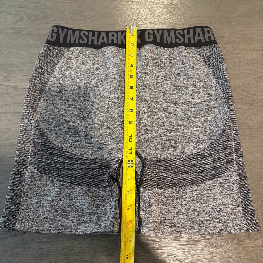 Gymshark Flex Gray and Black Shorts, Size Large
